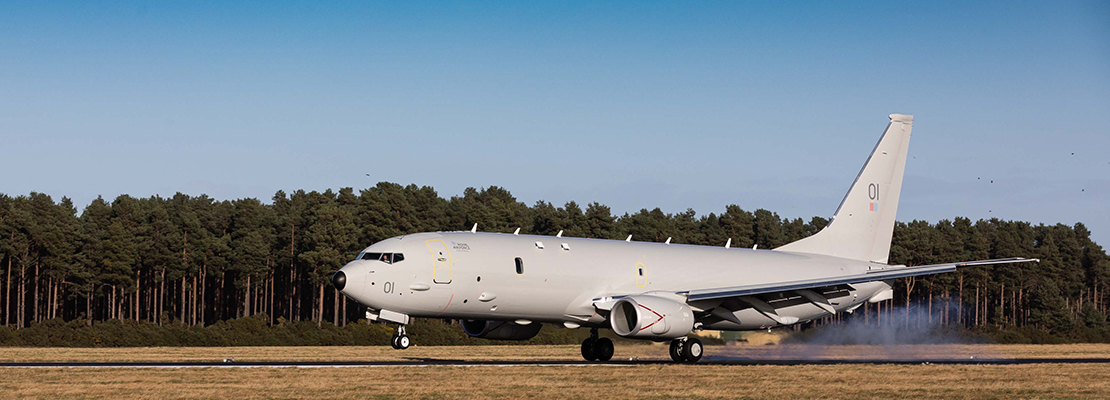 The P-8A landing at Kinloss.The RAF’s new submarine-hunting Poseidon Maritime Patrol Aircraft (MPA) has touched down for the first time in the UK on the 4th February 2020 at Kinloss.The aircraft is the first of a new £3 billion programme, including the purchase of nine state-of-the-art Poseidon jets, which will improve the UK’s ability to track hostile targets below and above the waves. Poseidon aircraft will protect the UK’s continuous at-sea nuclear deterrent and be central to NATO missions across the North Atlantic, co-operating closely with the US and Norwegian Poseidon fleets.The UK’s purchase of the Poseidon is in response to increased threats such as Russian submarine activity in the Atlantic returning to Cold War levels, while China is also investing heavily in new Arctic facilities, infrastructure and ice-capable ships. Air Chief Marshal Mike Wigston, Chief of the Air Staff, said: “The Poseidon MRA1 is a game-changing Maritime Patrol Aircraft. I am delighted and proud to see the ‘Pride of Moray’ and her crews returning to maritime patrol flying from Scotland, working alongside the Royal Navy to secure our seas and protect our nation. Russian submarines have nowhere to hide.”