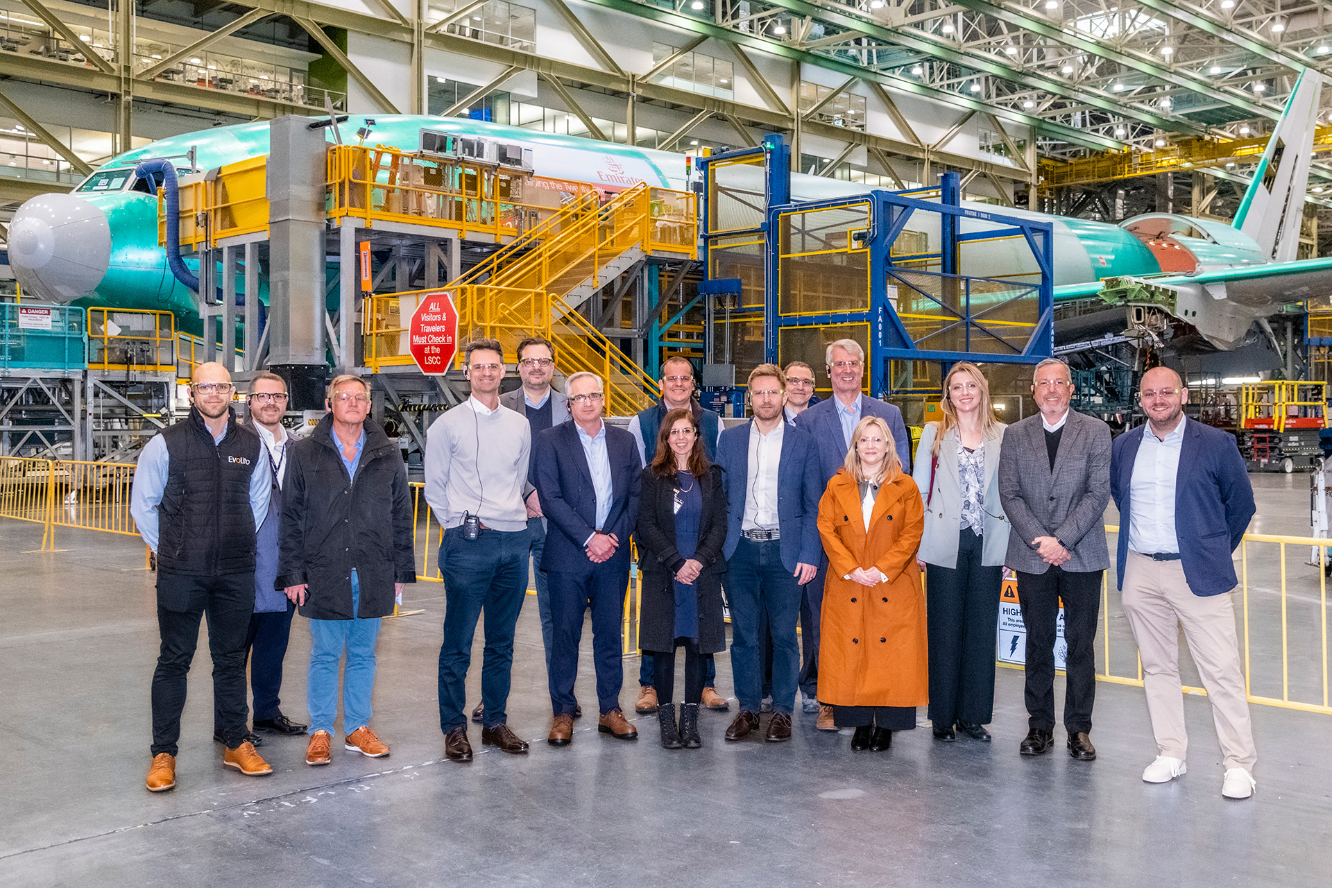  UK suppliers joined government and Boeing representatives to visit Boeing's Everett site during the event.