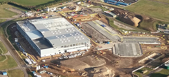 Aerial view of RAF Lossiemouth