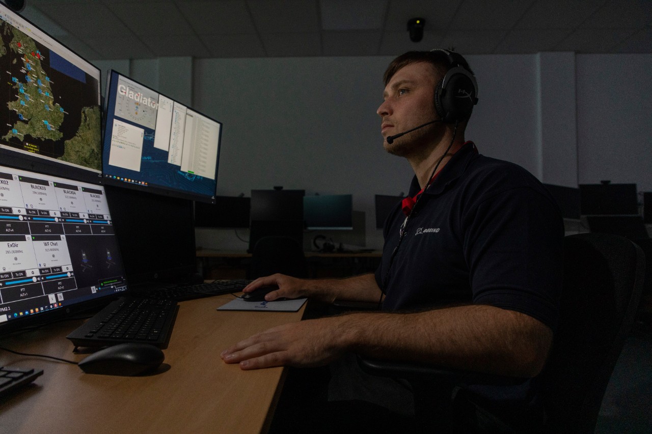 Images of The Air Battle Training Centre 'in action' at Royal Air Force (RAF) Waddington on the 30th May 2022. These images have been taken for RAF Commercial and Air Capability.