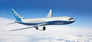767 in flight