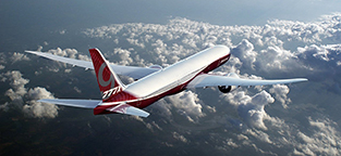 777-9 in flight